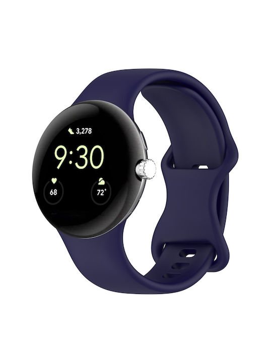 Silikon Tragbares Band Für Google Pixel Watch 3 45mm Blau