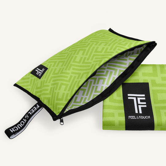 Feel & Touch Πετσέτα Microfiber Πράσινη
