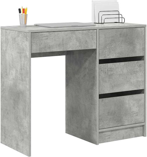 Schreibtisch Holz Cement Grey 90x37.5x75cm