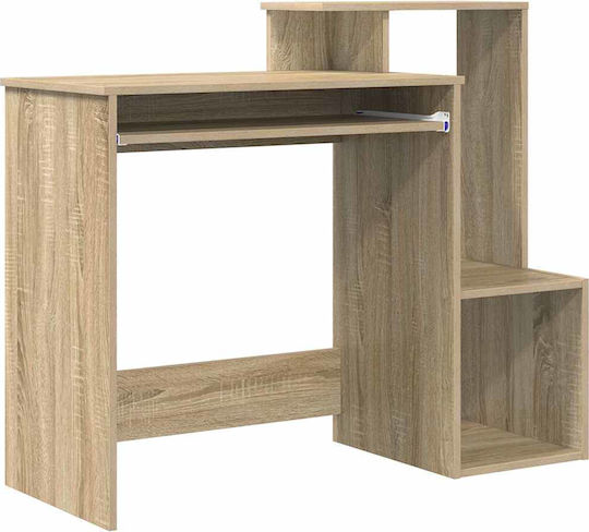 Γραφείο Υπολογιστή Ξύλινο Δρυς Sonoma 106x40x88.5εκ.