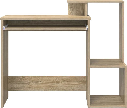 Γραφείο Υπολογιστή Ξύλινο Δρυς Sonoma 106x40x88.5εκ.