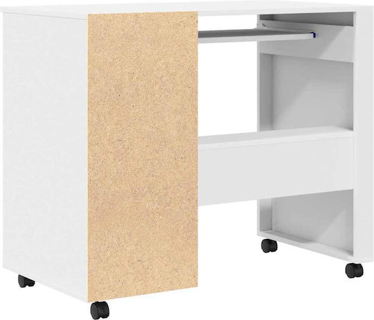Computer Office Wooden White 91x50x77cm