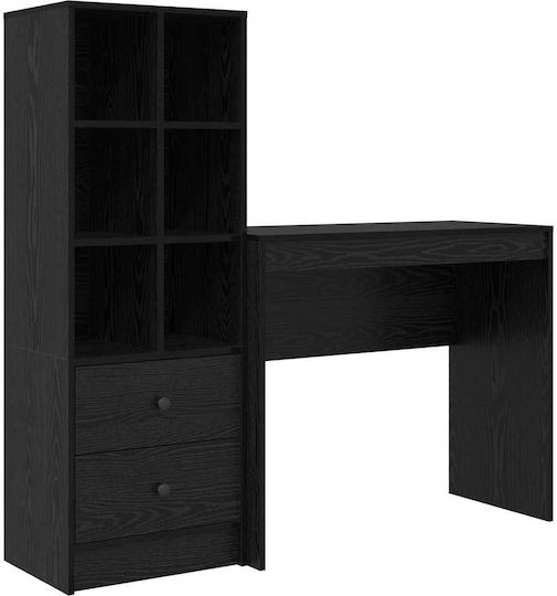 Γραφείο Ξύλινο Μαύρη Δρυός 90x40x76εκ.
