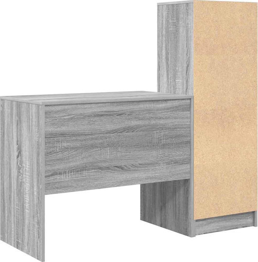 Desk Wooden Grey Sonoma 90x50x76cm