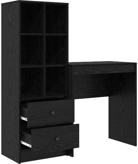 Desk Wooden Black Oak 70x40x76cm
