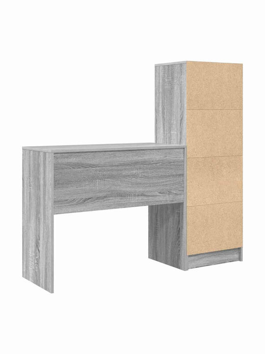 Desk Wooden Grey Sonoma 90x40x76cm