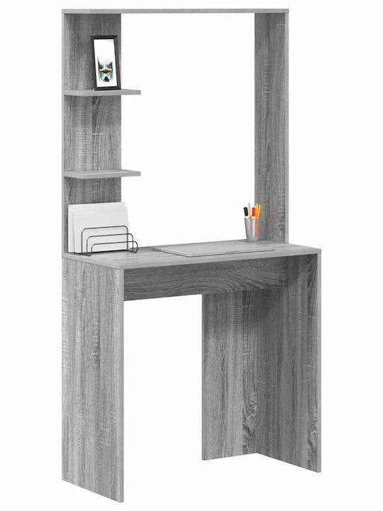 Computer Büro Holz Gray Sonoma 78.5x37x154.5cm