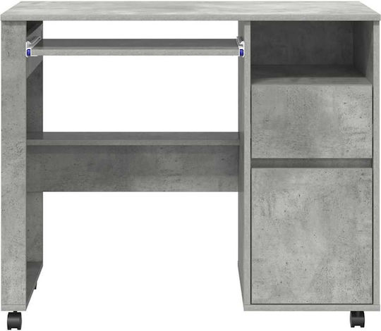 Computer Büro Holz Grey Concrete 91x50x77cm