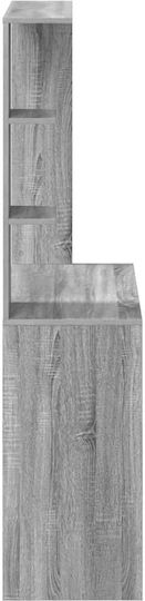 Computer Büro Holz Gray Sonoma 78.5x37x154.5cm
