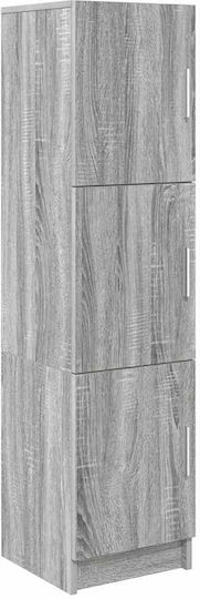 Μπουφές Ξύλινος Γκρι Sonoma 31.5x32x124cm