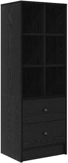 Desk Wooden Black Oak 100x40x76cm