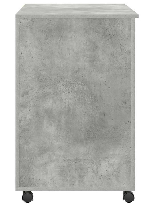 Computer Office Wooden Grey Concrete 91x50x77cm