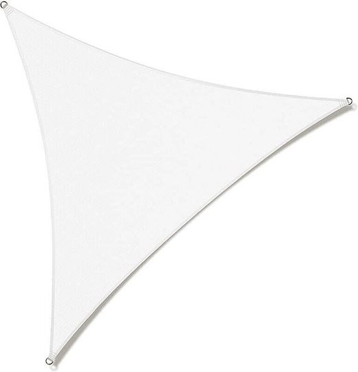 Dreieck Sonnensegel Weiß 4x4x5m 180gr/m²