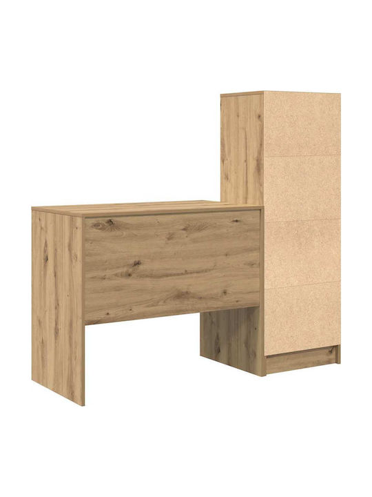 Γραφείο Ξύλινο Artisan Oak 90x50x76εκ.