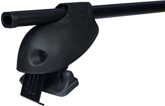 Cam Μπάρες Οροφής Μεταλλικές Logico 110εκ. για Opel Agila 4D (Σετ με πόδια) Μαύρες