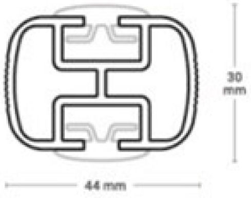 Tiger Aluminum Truck Roof Bars 75kg Capacity 175cm Without Foot Ends 2pcs Cam