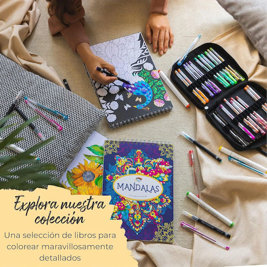 Mandalas Coloring Book Colorya A4 21x29.7 Cm