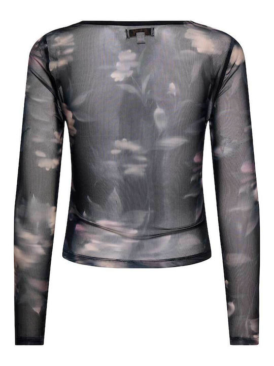 Bluza Damă Mânecă Lungă Gri