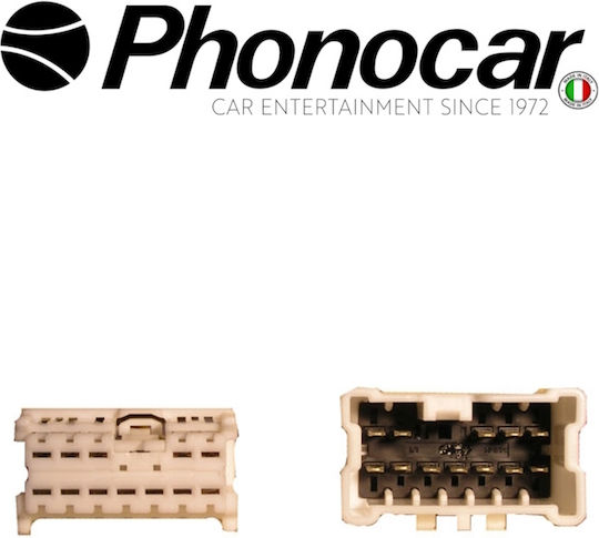 Phonocar Car Audio ISO Plug Dacia / Mercedes Benz / Nissan / Opel / Renault
