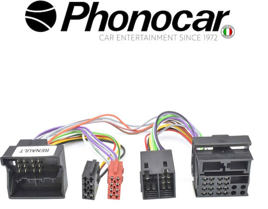 Phonocar Фишка ISO за кола Рено