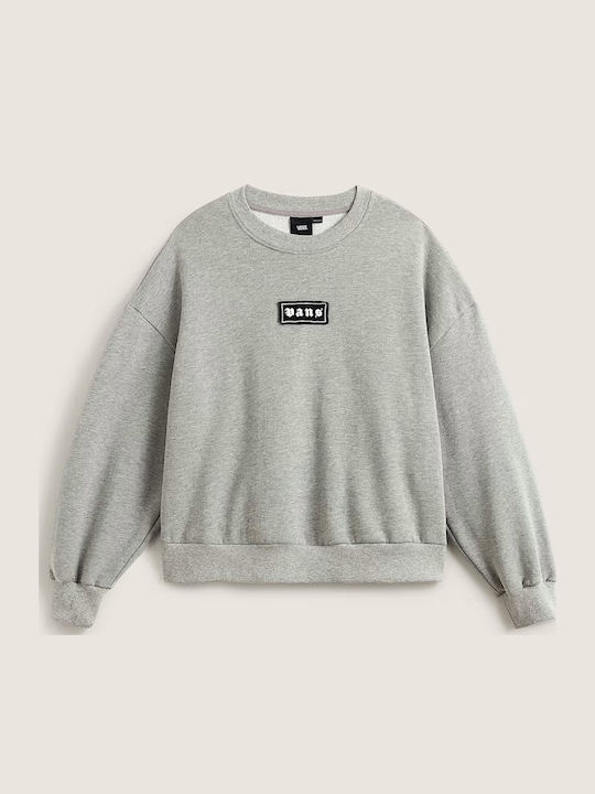 Upworn Retro Crew Γυναικείο Φούτερ Γκρί