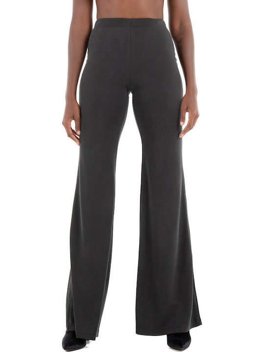 Damen Stoff Hose Black