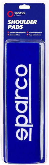 Sparco Μαξιλαράκια Ζώνης Αυτοκινήτου Μπλε 2τμχ