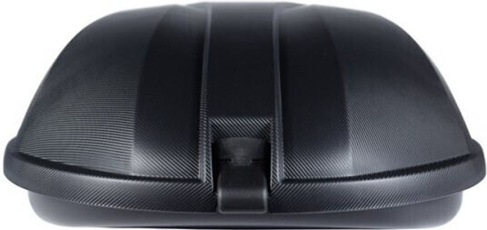 Cam Carbon 437 Cutie Portbagaj De Plafon Auto 430lt Neagră Carbon Cu Textura Culorii Relief