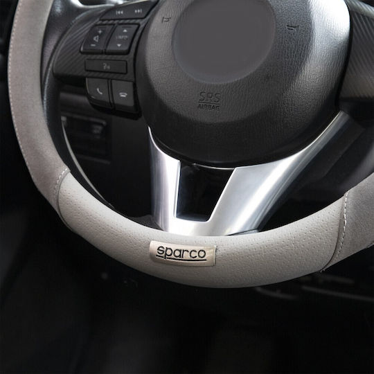 Sparco Κάλυμμα Τιμονιού Αυτοκινήτου Συνθετικό Γκρι