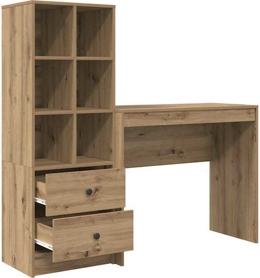Γραφείο Αποθηκευτικό Χώρο Συρτάρι 2 Pcs Artisan Δρυς 3337328