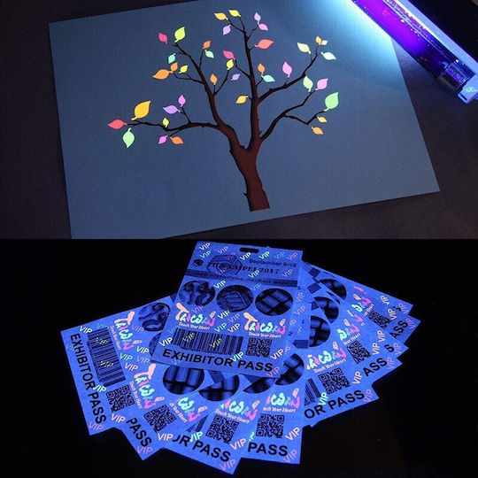 Invisible Uv Ink Cyan Security Marking Universal 50 Ml Bottle