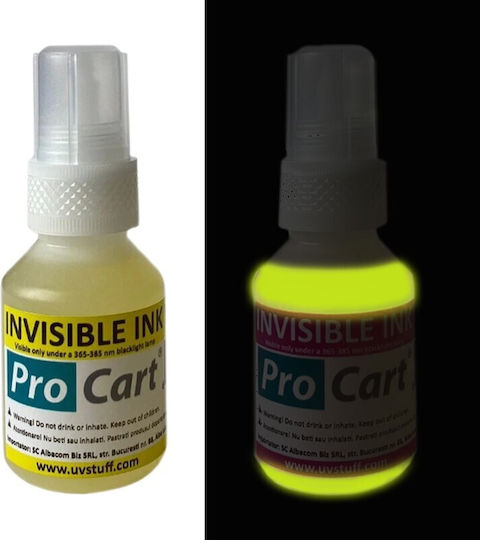 Invisible Uv Yellow Ink Security Marking Universal 50 Ml Bottle