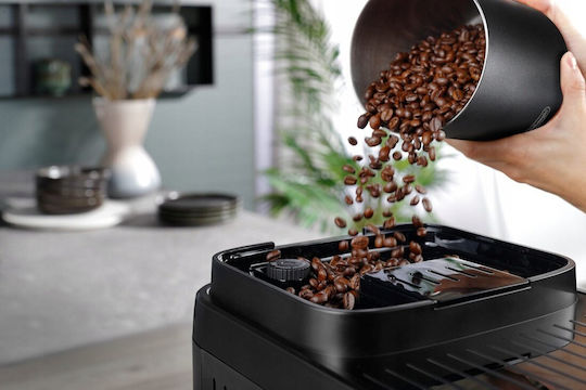 De'Longhi Magnifica Evo Next Αυτόματη Μηχανή Espresso 1450W Πίεσης 15bar για Cappuccino Μαύρη ECAM310.60.GB