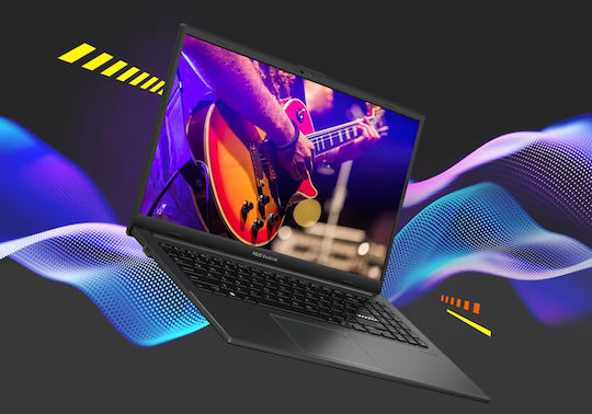 Asus VivoBook Go 15 E1504FA-BQ2335W 15.6" FHD (Ryzen 5-7520U/16GB/512GB SSD/W11 Home) Mixed Black (GR Keyboard)