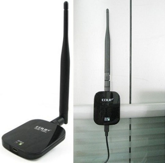 EDUP EP-MS8515 USB Network Adapter with Wireless Wi-Fi Connection 150Mbps and Detachable Antenna