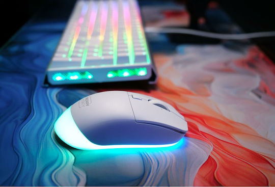 Cherry XTRFY M50 Ασύρματο RGB Gaming Ποντίκι 12000 DPI Λευκό