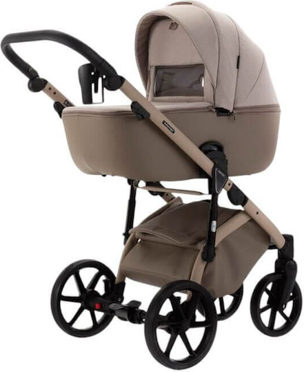 Adamex Nola Natura Adjustable 2 in 1 Baby Stroller Suitable for Newborn Cappuccino 14.2kg