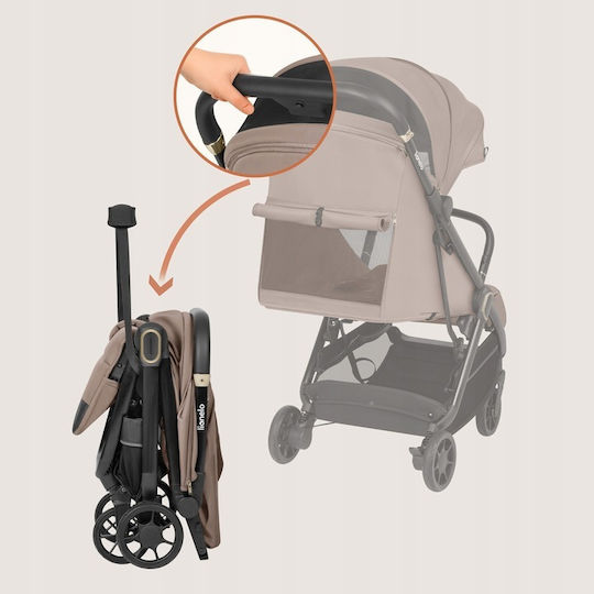 Lionelo Bess Baby Stroller Suitable for Newborn Beige Sand 7.5kg