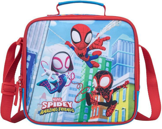 Spiderman Ученическа Чанта За Храна За Ръка Многоцветна Spiderman 21x11x22см