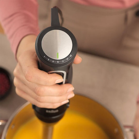 Braun MultiQuick 5 Pro Handmixer mit Inox-Stab 1000W Schwarze