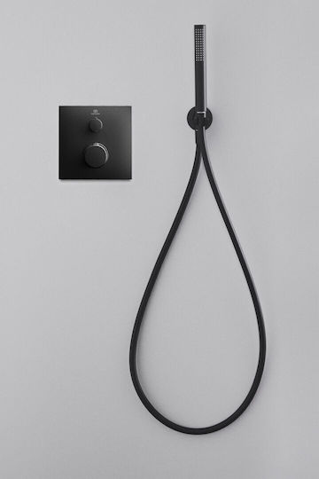 Ideal Standard Idealrain Στήριγμα Ντουζ Black