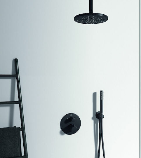 Ideal Standard Idealrain Στήριγμα Ντουζ Black