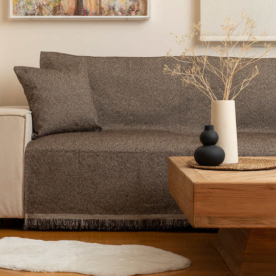 Borea Plexis Рифтари Фотьойл Chenille 150x180 см Кафяв