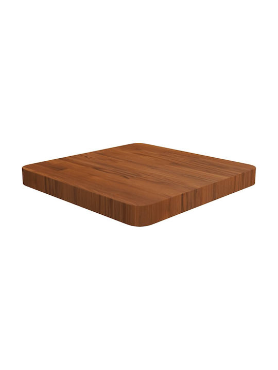 vidaXL Square Table Surface made of Solid Wood Dark Brown 40x40x4cm 343073 1pcs