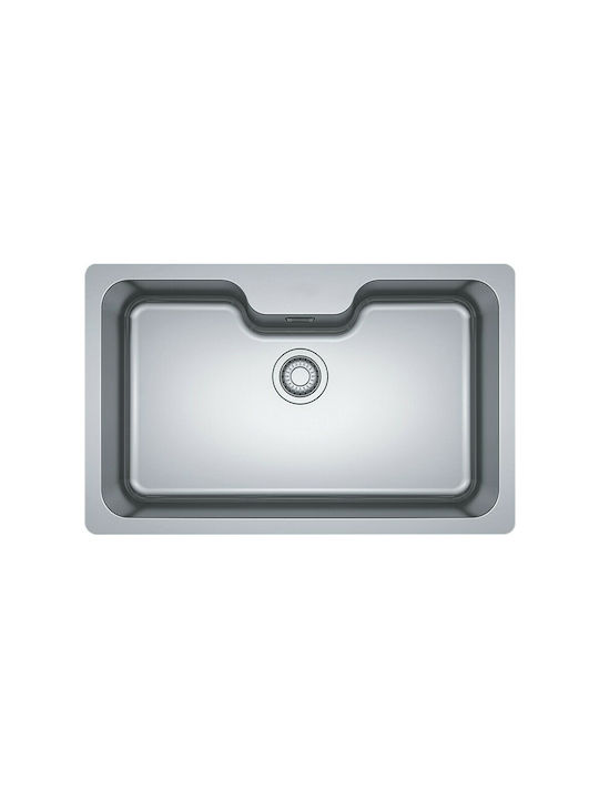 Franke Bell Bcx 110-75 Tl 1220617532 Undermount Sink Inox W81xD51cm Silver
