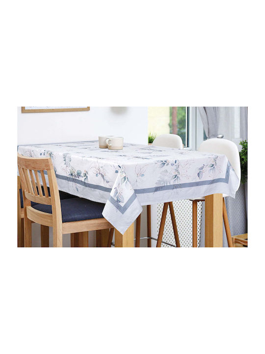 Beauty Home Cotton Tablecloth Light Blue 140x140cm