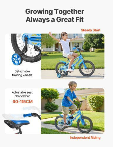 Vevor 14" Παιδικό Ποδήλατo BMX Μπλε