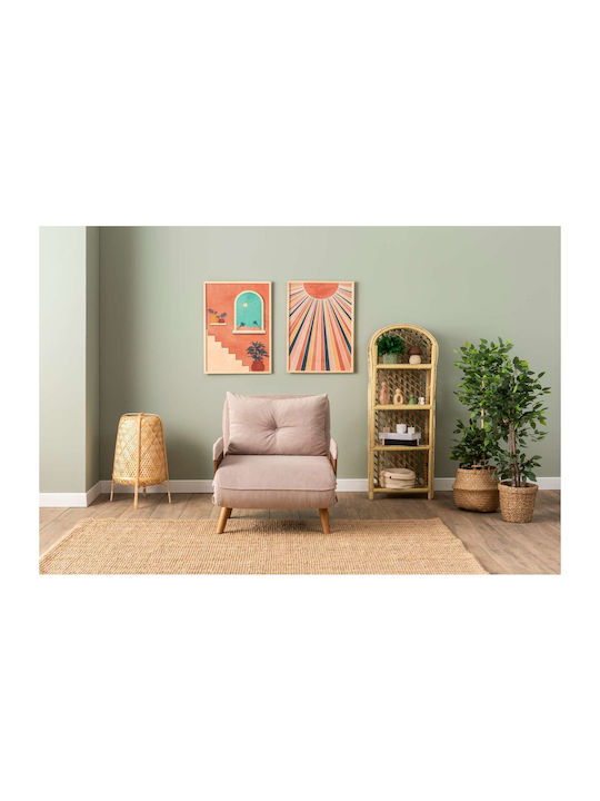 Cosmo Single Schlafsessel Mink 70x42x65cm