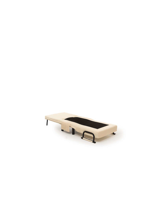 Sento Single Armchair Bed Cream 50x40x60cm