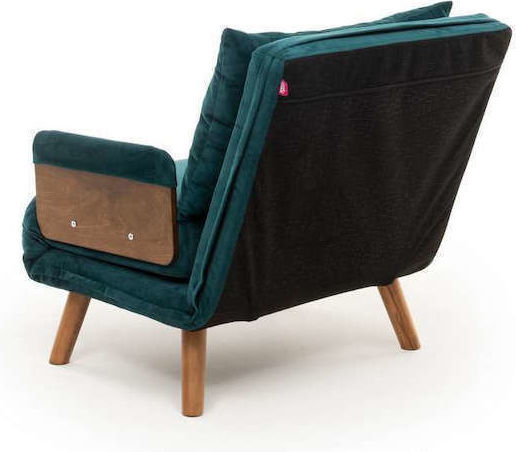 Cosmo Single Fotoliu Pat Petrol Green 70x42x65cm